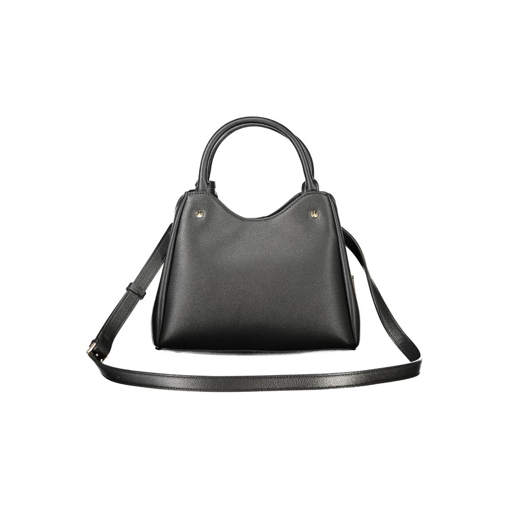 Handbag by Guess Jeans for women in polyurethane black features a ornamental silhouette, showcasing a secure , ample , and ornamental for a sophisticated look.
