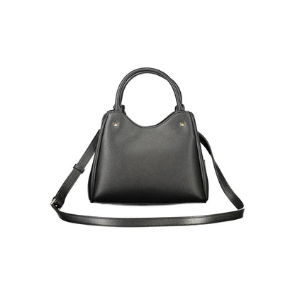 Handbag by Guess Jeans for women in polyurethane black features a ornamental silhouette, showcasing a secure , ample , and ornamental for a sophisticated look.