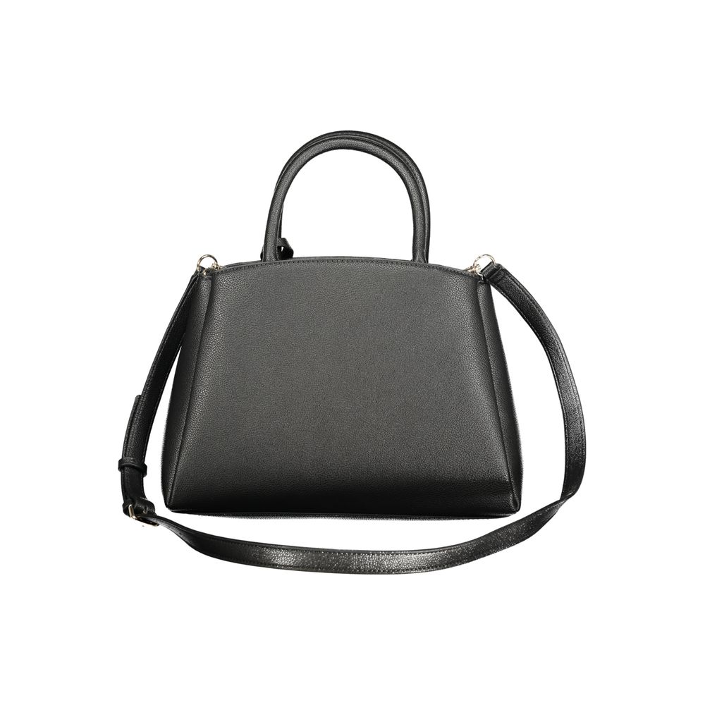 Evening Handbag by Guess Jeans for women in polyurethane faux leather black features a refined silhouette, showcasing a secure , organized , and versatile for a refined finish.