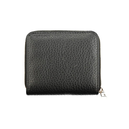 Wallet by Guess Jeans for women in polyurethane black showcases a discerning silhouette, artfully capturing the essence of Danya Polyurethane Wallet with its functional .