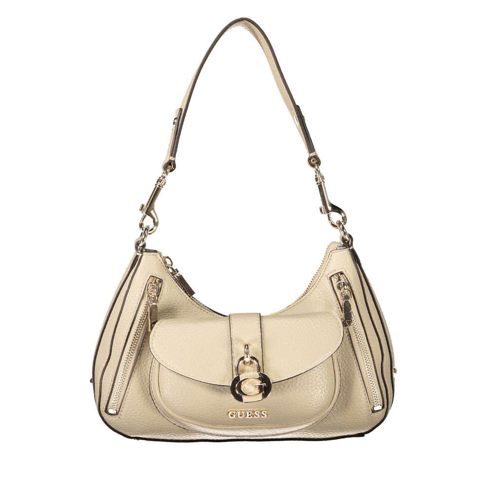 Guess Jeans Jessa Polyethylene Handbag - Beige
