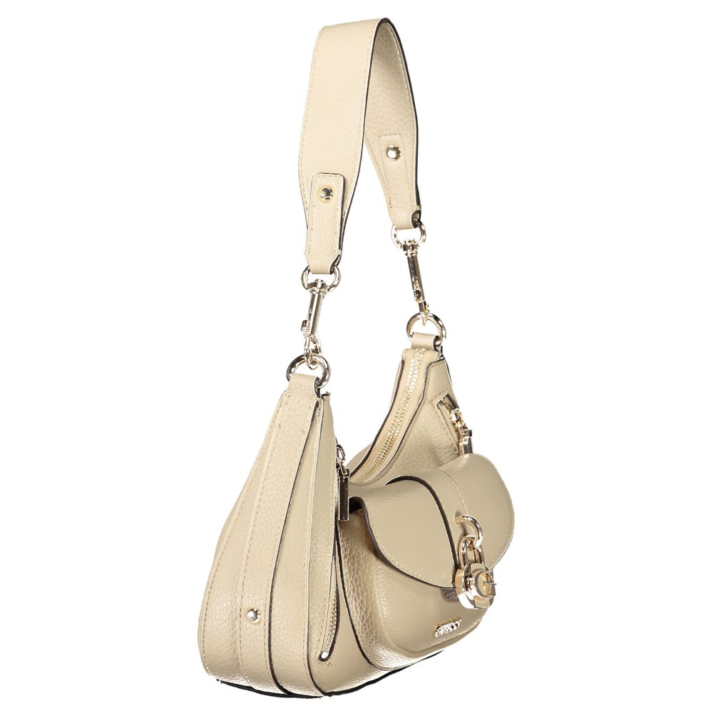 Guess Jeans Jessa Polyethylene Handbag - Beige