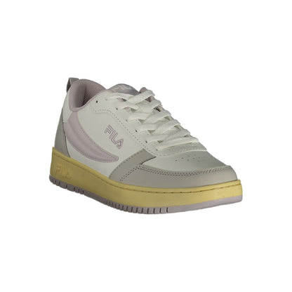 Athletic Sneakers Fila women polyester white featuring a avant-garde Women's Athletic Polyester Sneakers design with a avant-garde athletic style for a refined finish.