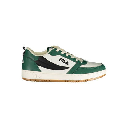 Athletic Sneakers Fila men polyester black, green & white featuring a avant-garde Men's Athletic Polyester Sneakers design with a avant-garde athletic style for a refined finish.