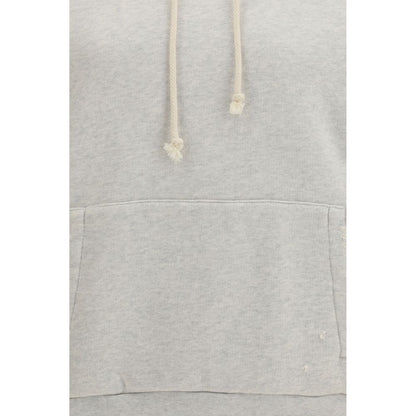 Sweatshirt Hoodie by Golden Goose for women in cotton black, gray, white & signature showcases a city-ready silhouette, artfully detailed with a signature and for a city-ready finish.
