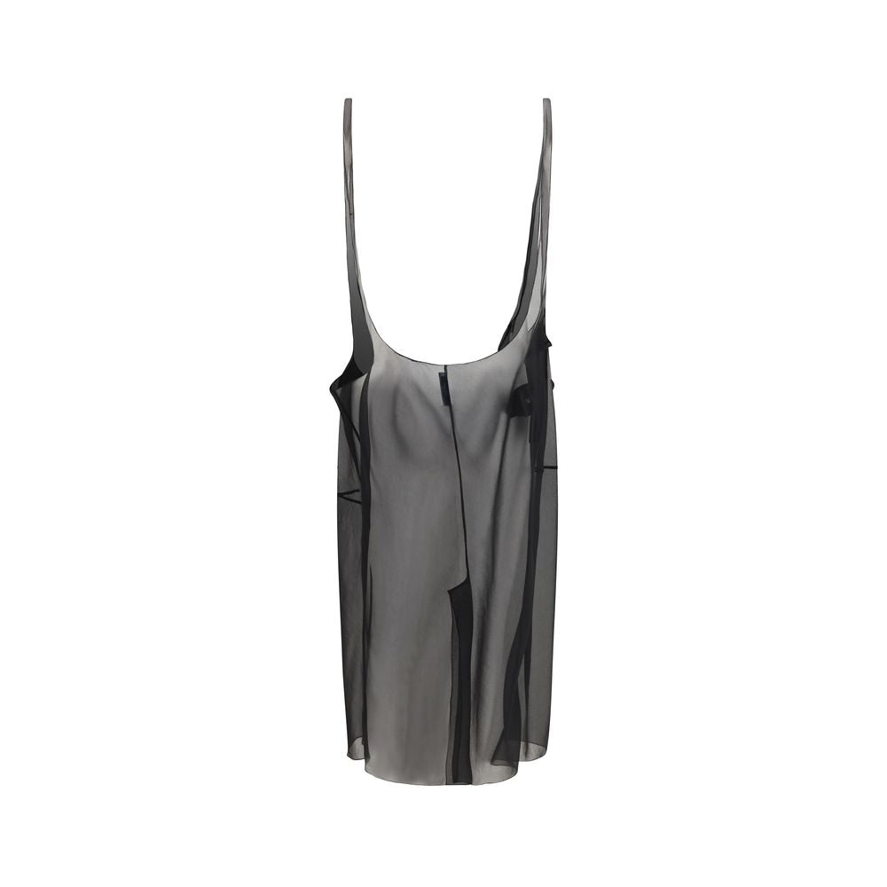 Skirt by Prada for women in polyester black features a contoured silhouette from the Women's Polyester Midi Skirt collection, characterized by its contoured midi for a contoured finish.