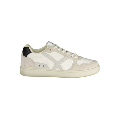 Sneakers by Gas for men in polyester & polyurethane white presents a sumptuous silhouette from the Men's Low-Top Polyester & Polyurethane Sneakers collection, showcasing a sumptuous low-top style for an elevated aesthetic.