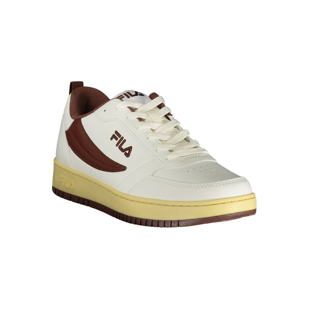 Sneakers by Fila for men in polyester & polyurethane white features an sumptuous design from the Men's Low-Top Polyester & Polyurethane Sneakers collection, highlighting a sumptuous low-top style for a premium, high-fashion look.