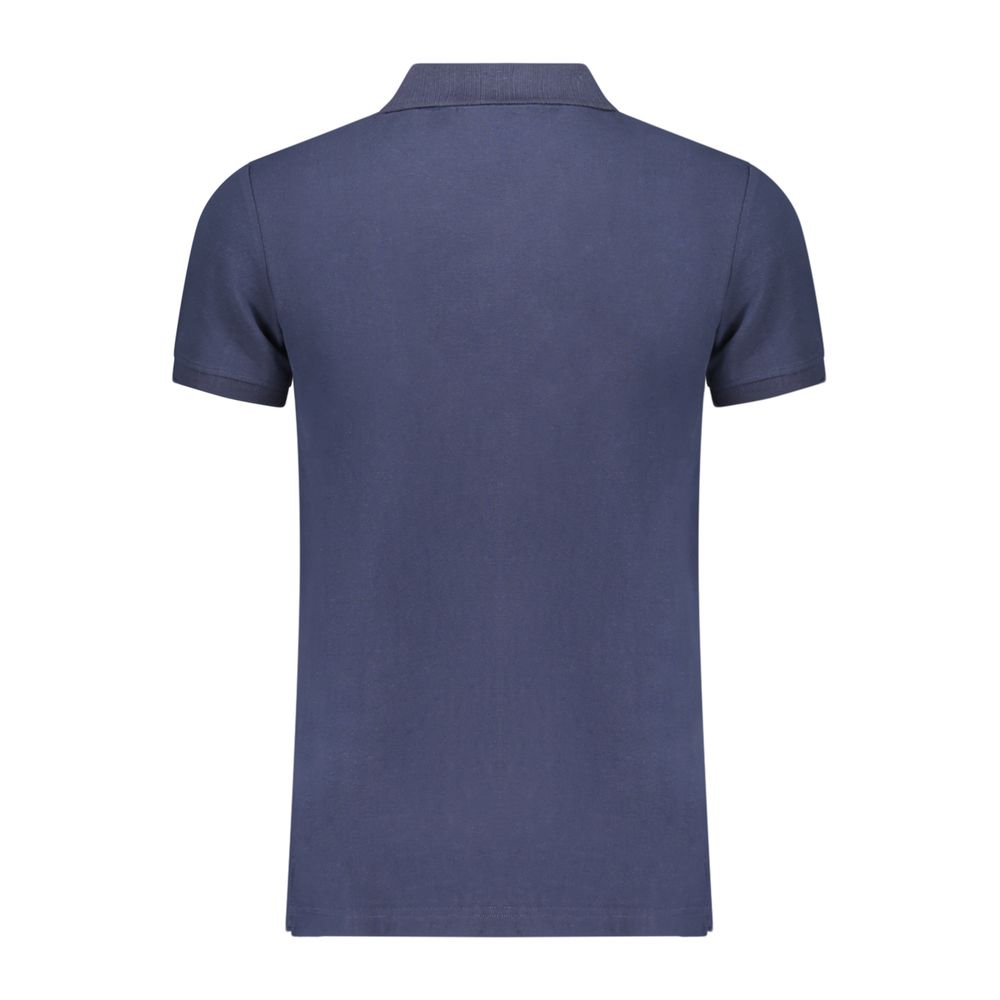 Polo Shirt by Ellesse for men in cotton blue presents a crisp silhouette, artfully detailed with a crisp and crisp .
