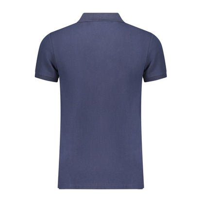 Polo Shirt by Ellesse for men in cotton blue presents a crisp silhouette, artfully detailed with a crisp and crisp .