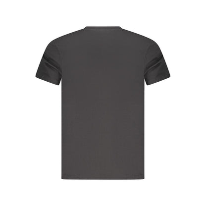 T-Shirt by Ellesse for men in cotton black showcases a unassuming silhouette, artfully detailed with a refined and unassuming for a sophisticated, contemporary look.
