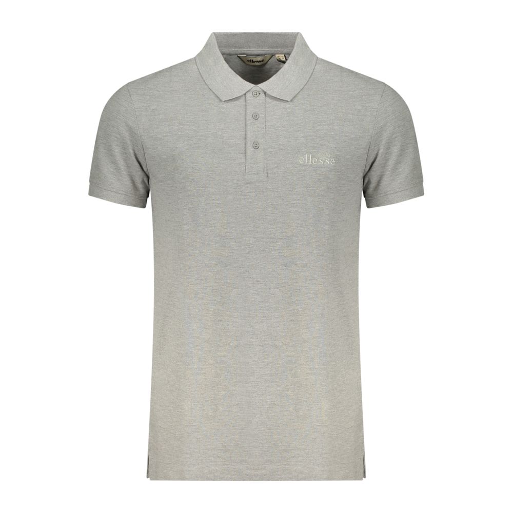 Polo Shirt by Ellesse for men in cotton gray presents a distinguished silhouette, showcasing a sophisticated and distinguished for a truly distinguished finish.