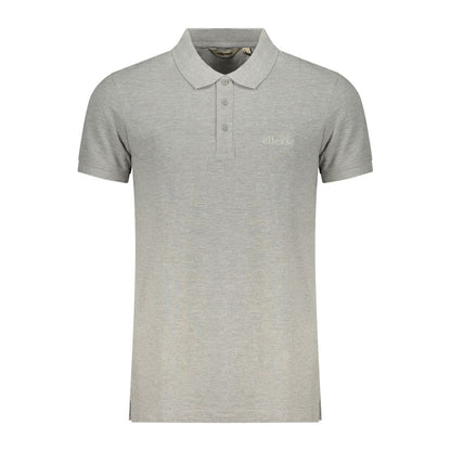 Polo Shirt by Ellesse for men in cotton gray presents a distinguished silhouette, showcasing a sophisticated and distinguished for a truly distinguished finish.