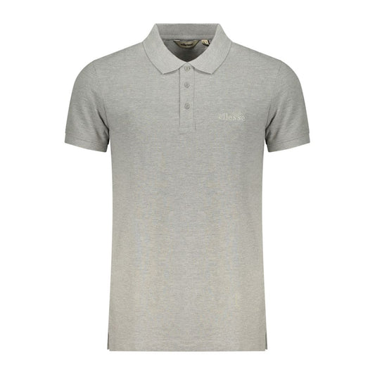 Polo Shirt by Ellesse for men in cotton gray presents a distinguished silhouette, showcasing a sophisticated and distinguished for a truly distinguished finish.