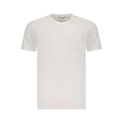 T-Shirt by Ellesse for men in cotton white showcases a chic silhouette, artfully detailed with a chic crew neckline and for a chic finish.