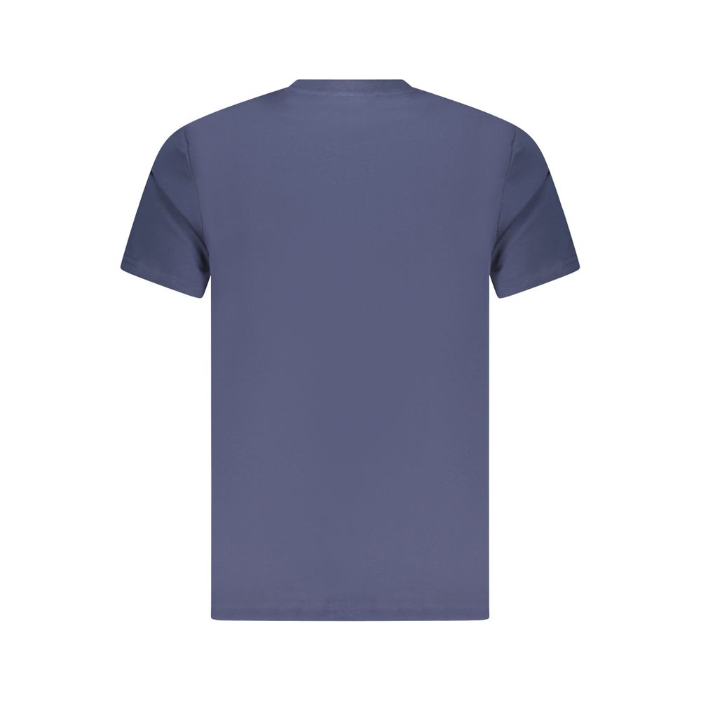 T-Shirt by Ellesse for men in cotton blue showcases a unassuming silhouette, artfully detailed with a refined and unassuming for a sophisticated, contemporary look.