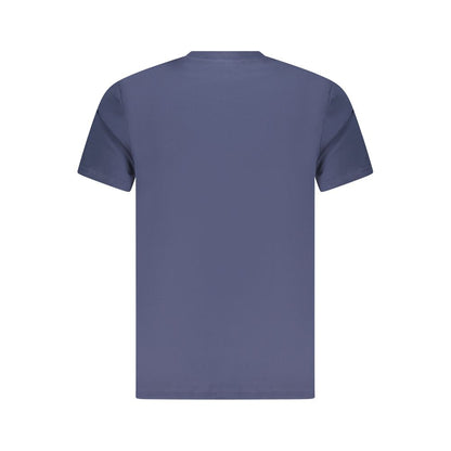 T-Shirt by Ellesse for men in cotton blue showcases a unassuming silhouette, artfully detailed with a refined and unassuming for a sophisticated, contemporary look.