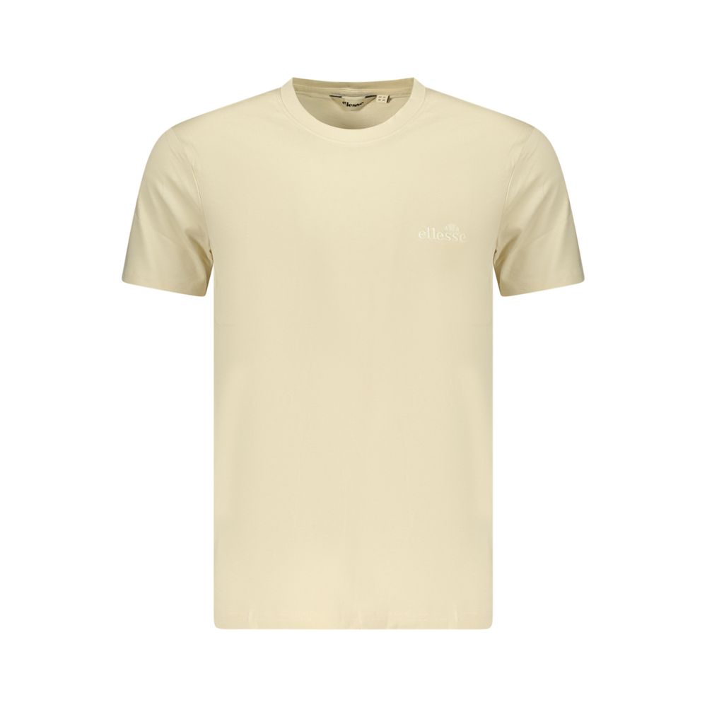 T-Shirt by Ellesse for men in cotton beige features an edgy silhouette, meticulously detailed with a sophisticated and crew neckline for a truly edgy finish.