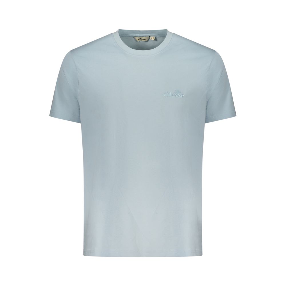 T-Shirt by Ellesse for men in cotton azzurro showcases a chic silhouette, artfully detailed with a chic crew neckline and for a chic finish.