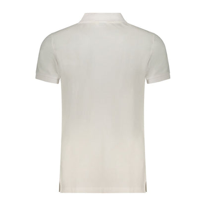 Polo Shirt by Ellesse for men in cotton white presents a crisp silhouette, artfully detailed with a crisp and crisp .
