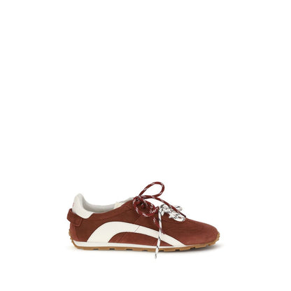Sneakers by Dsquared² for men in bos taurus calf suede leather multicolor presents a sumptuous silhouette, artfully capturing the essence of the Men's Low Top Bos Taurus Calf Suede Leather Sneakers with its sumptuous low-top style design.
