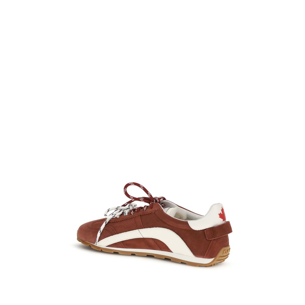 Sneakers by Dsquared² for men in bos taurus calf suede leather multicolor features an fashionable silhouette, showcasing the premium Men's Low Top Bos Taurus Calf Suede Leather Sneakers in a fashionable low-top style that offers a fashionable finish for refined style.