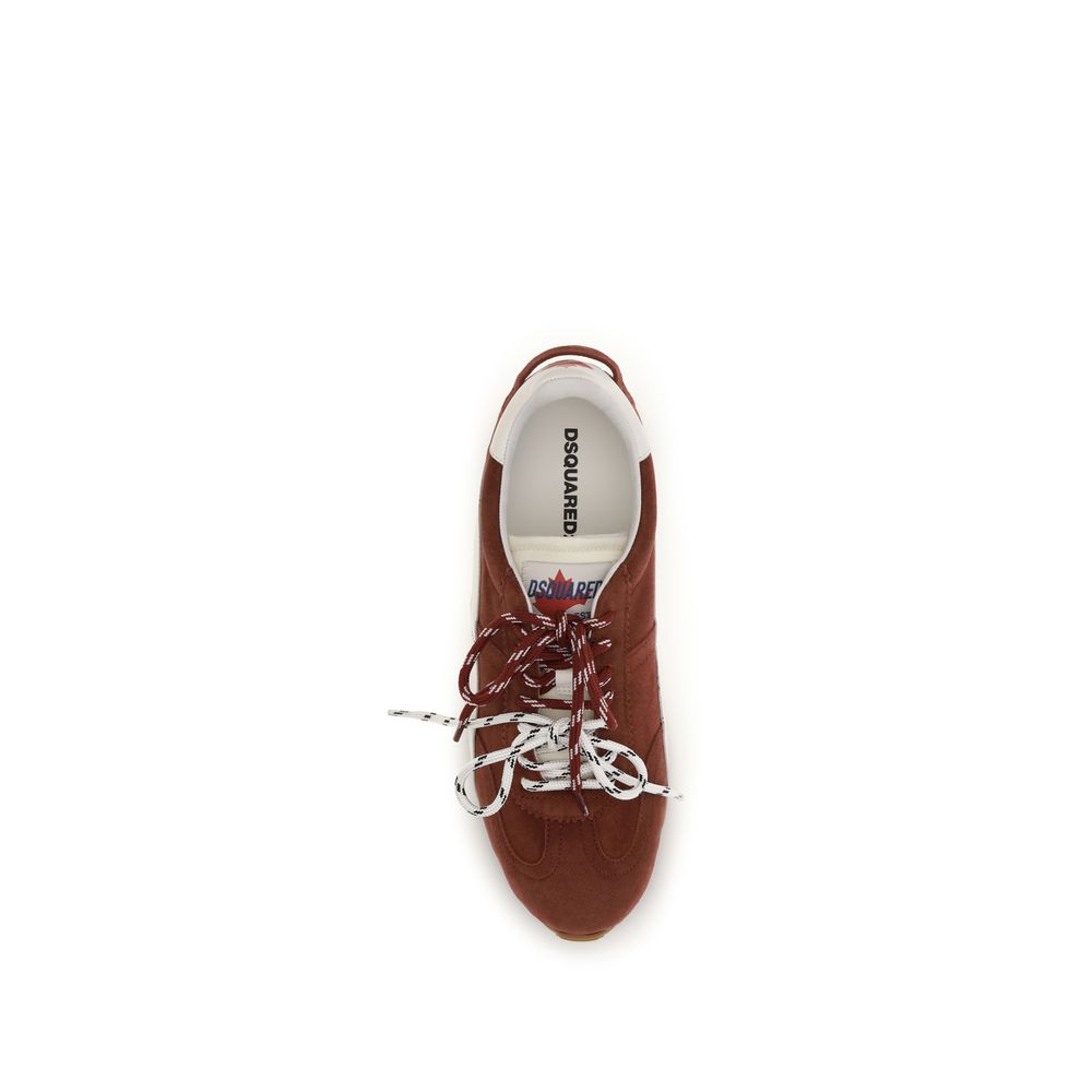 Sneakers by Dsquared² for men in bos taurus calf suede leather multicolor presents a impeccable silhouette as Men's Low Top Bos Taurus Calf Suede Leather Sneakers, expertly defined by a impeccable low-top style for a impeccable, high-fashion look.
