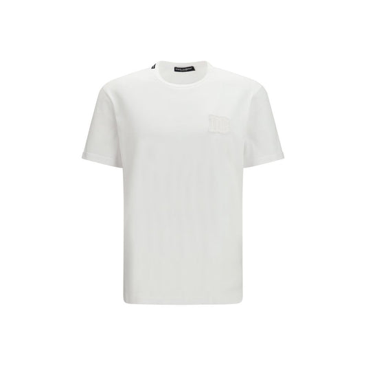T-Shirt by Dolce & Gabbana for men in cotton white features an on trend silhouette, perfectly showcasing a on trend short-sleeve and crew neckline for an elevated aesthetic.