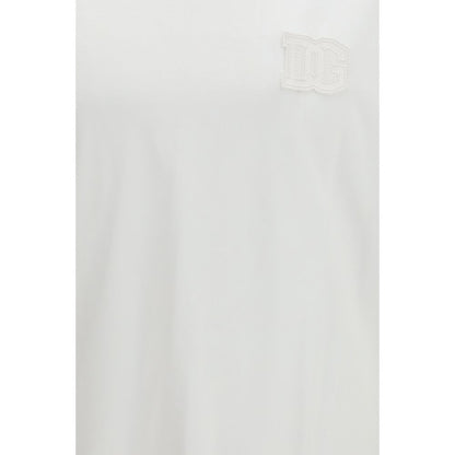 T-Shirt by Dolce & Gabbana for men in cotton white features an on trend silhouette, perfectly showcasing a on trend and crew neckline for an elevated aesthetic.