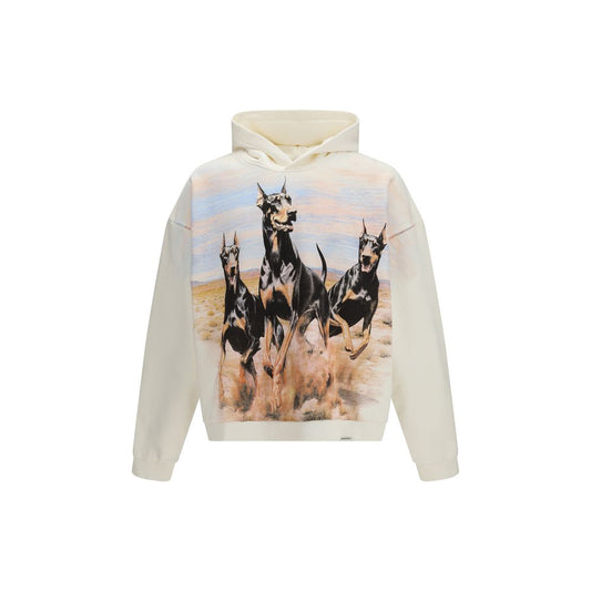 Sweatshirt Hoodie by Represent for men in cotton white & print features a authentic silhouette, showcasing a sophisticated hooded neckline and authentic detail for a refined finish.