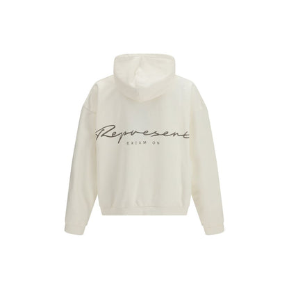Sweatshirt Hoodie by Represent for men in cotton white & print features an luminous silhouette, showcasing a sophisticated hooded neckline and for a truly luminous look.