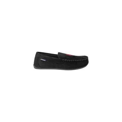 Slippers by Ralph Lauren for men in suede leather & faux fur black features an effortless chic silhouette from the Men's Suede Leather & Faux Fur Slippers collection, showcasing a and effortless chic .