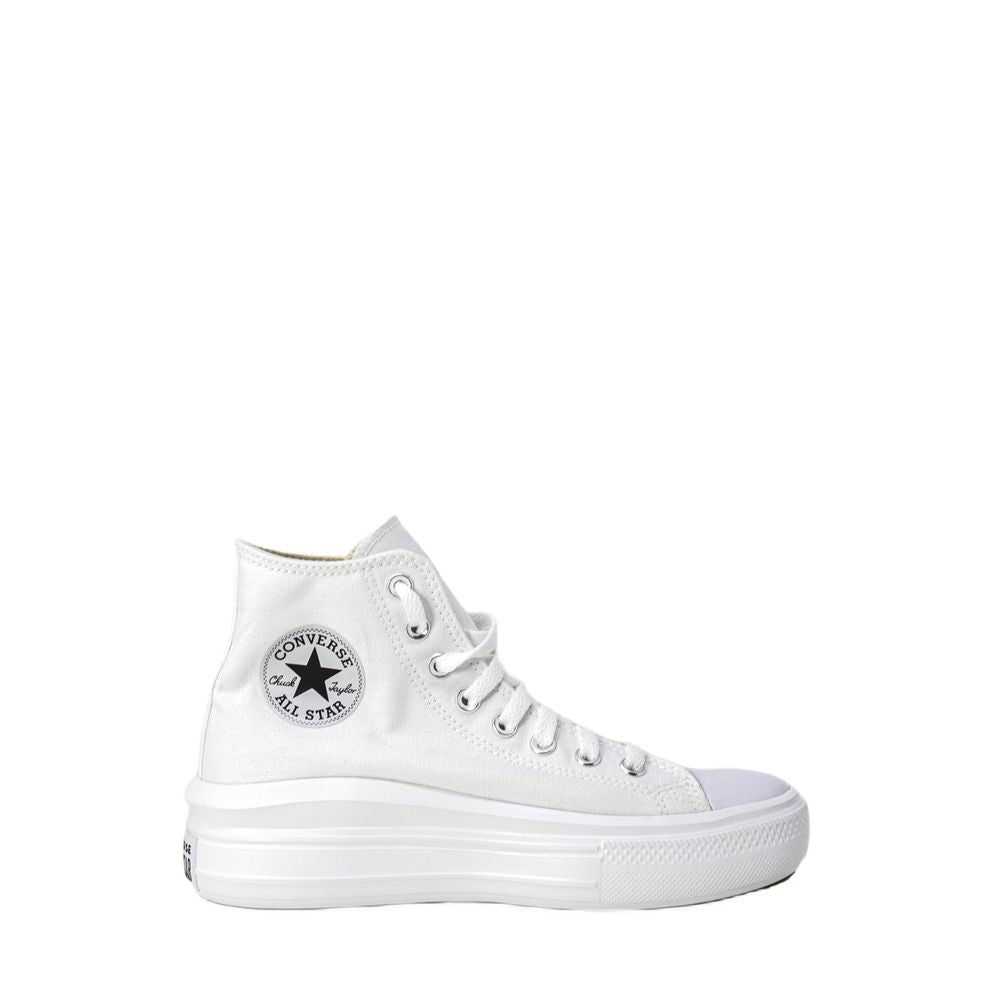 Converse Women's High-Top Cotton Sneakers - White