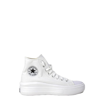 Converse Women's High-Top Cotton Sneakers - White