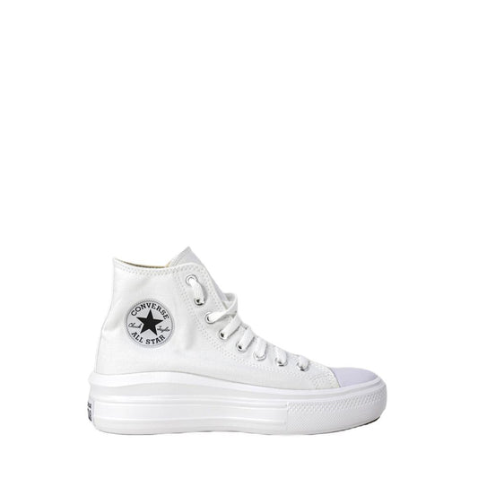Converse Women's High-Top Cotton Sneakers - White