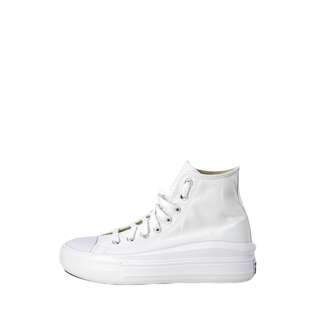 Converse Women's High-Top Cotton Sneakers - White