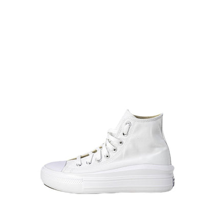 Converse Women's High-Top Cotton Sneakers - White