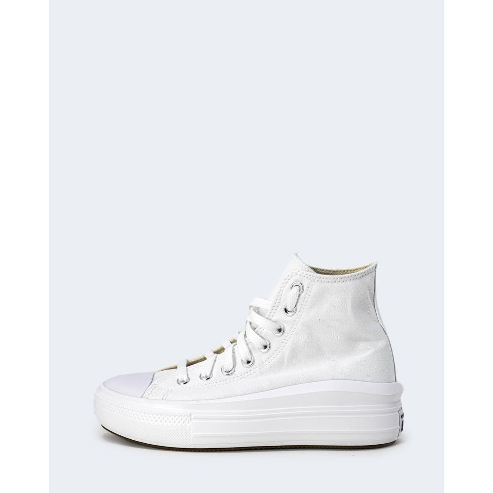Converse Women's High-Top Cotton Sneakers - White