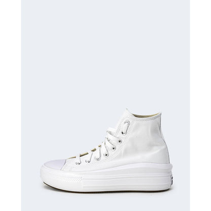 Converse Women's High-Top Cotton Sneakers - White