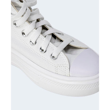 Converse Women's High-Top Cotton Sneakers - White