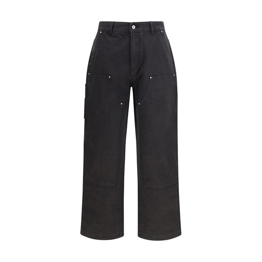 Casual Pants by Represent for men in cotton black features a refined silhouette with a refined relaxed-fit & regular-fit, defined by a and a refined long for a refined finish.