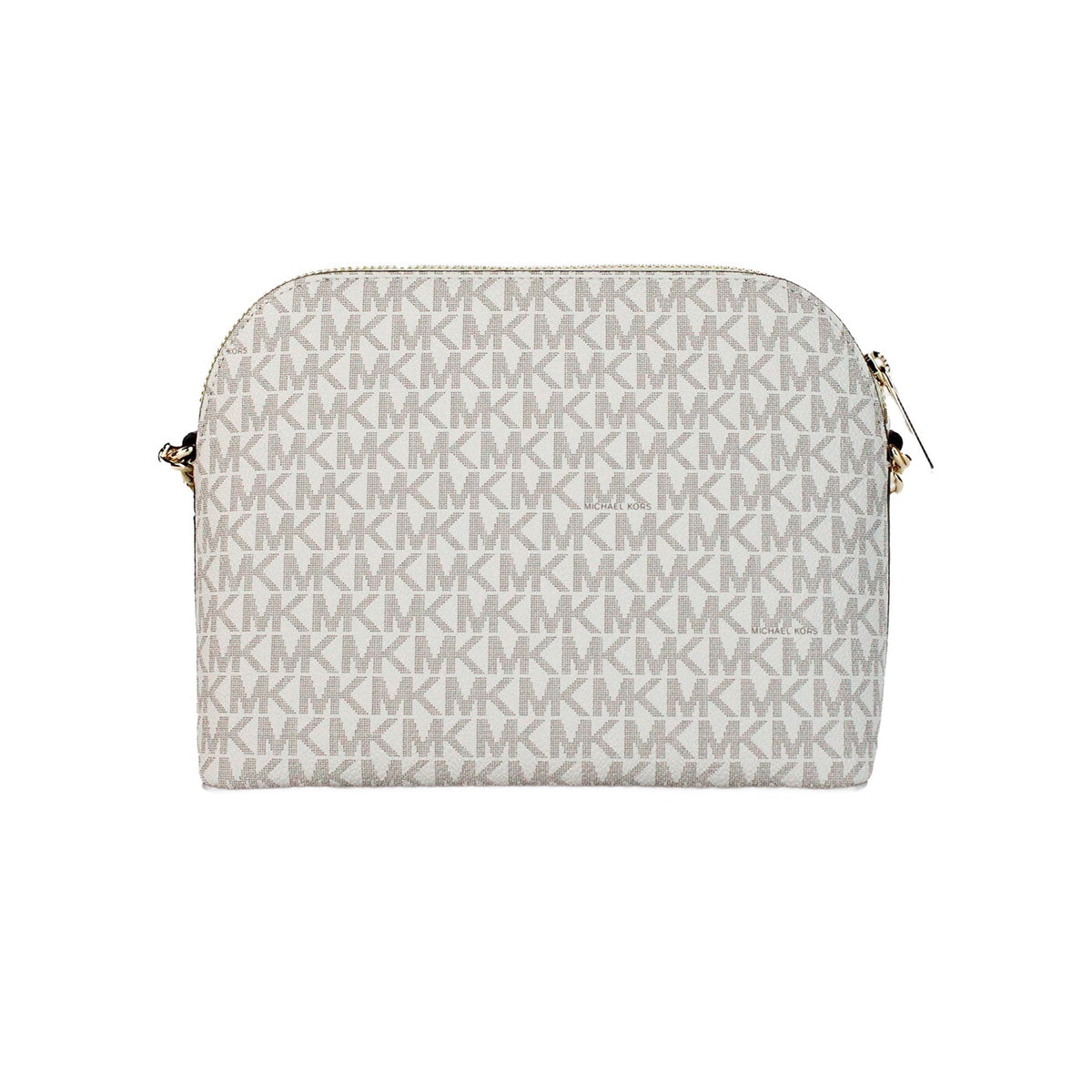 Michael Kors Jet Set Travel PVC Leather & Canvas Crossbody Handbag - Gold Patterned Signature