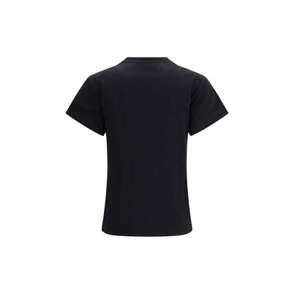 T-Shirt by Parajumpers for women in cotton black showcases a chic silhouette, artfully detailed with a chic crew neckline and for a chic finish.
