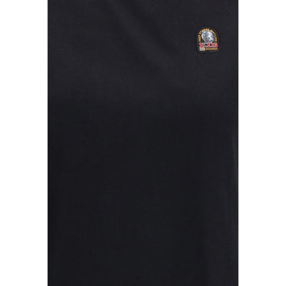 T-Shirt by Parajumpers for women in cotton black features a plush silhouette, showcasing a sophisticated and for a truly plush finish.