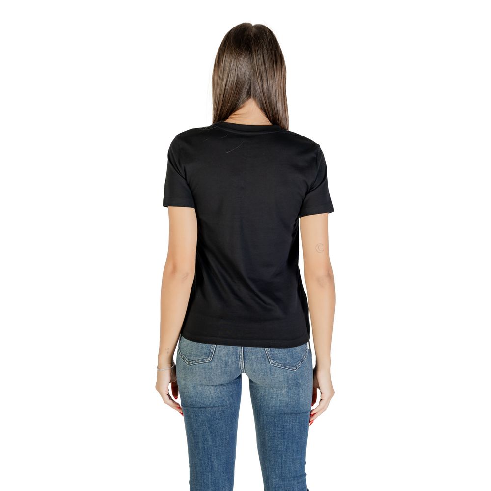 Only Women's Cotton T-Shirt - Black Pearl