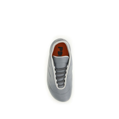 Sneakers by PDF Channel for men in polyester gray features an versatile design from the Men's Fashion Polyester Sneakers collection, highlighting a versatile fashion style for a premium, high-fashion look.