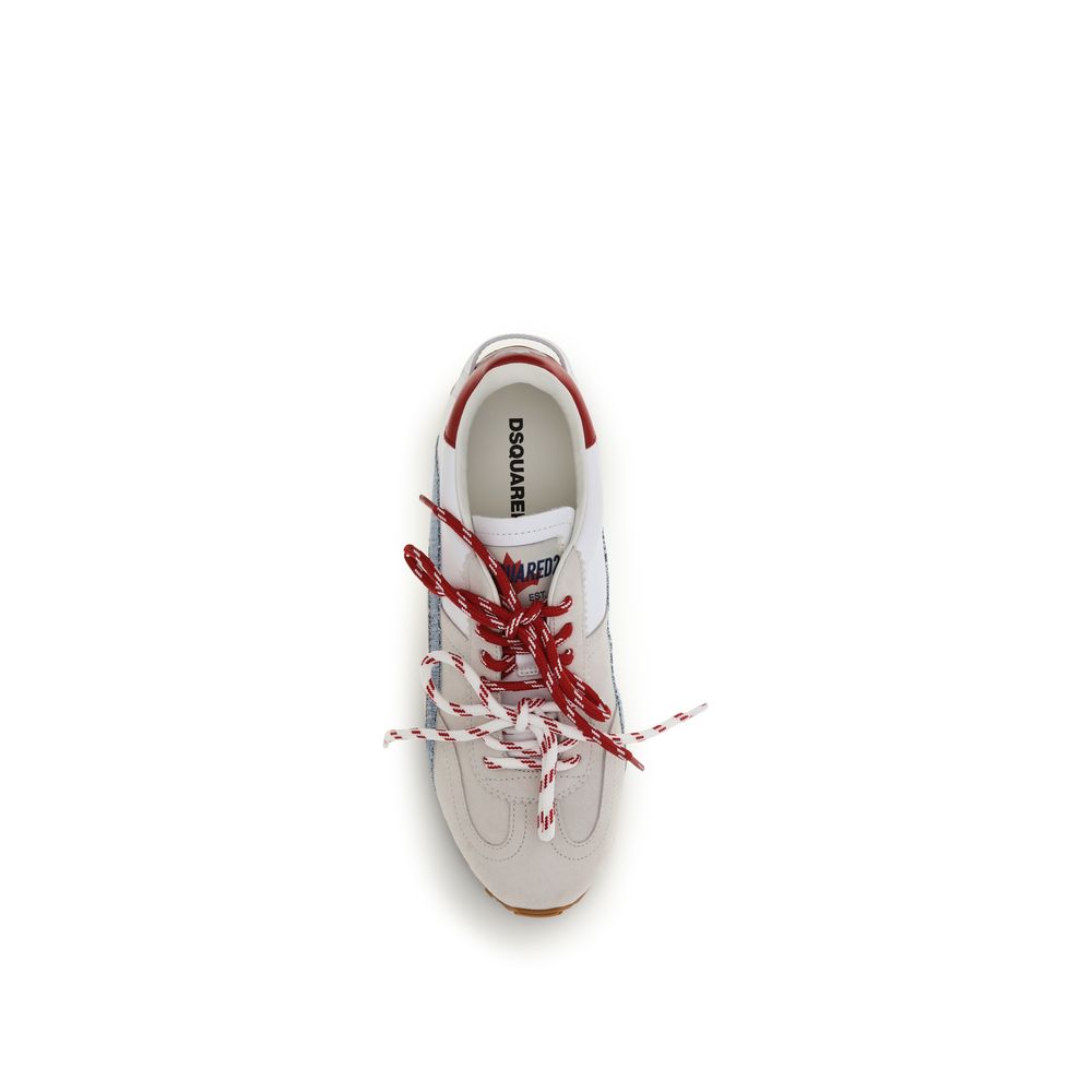 Sneakers by Dsquared² for men in bos taurus calf suede leather multicolor & striped features an timeless silhouette from the Men's Low Top Bos Taurus Calf Suede Leather Sneakers collection, showcasing a signature low-top style with an timeless finish.