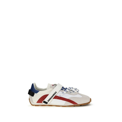 Dsquared² Men's Casual Bos Taurus Calf Suede Leather Sneakers - Multicolor Striped