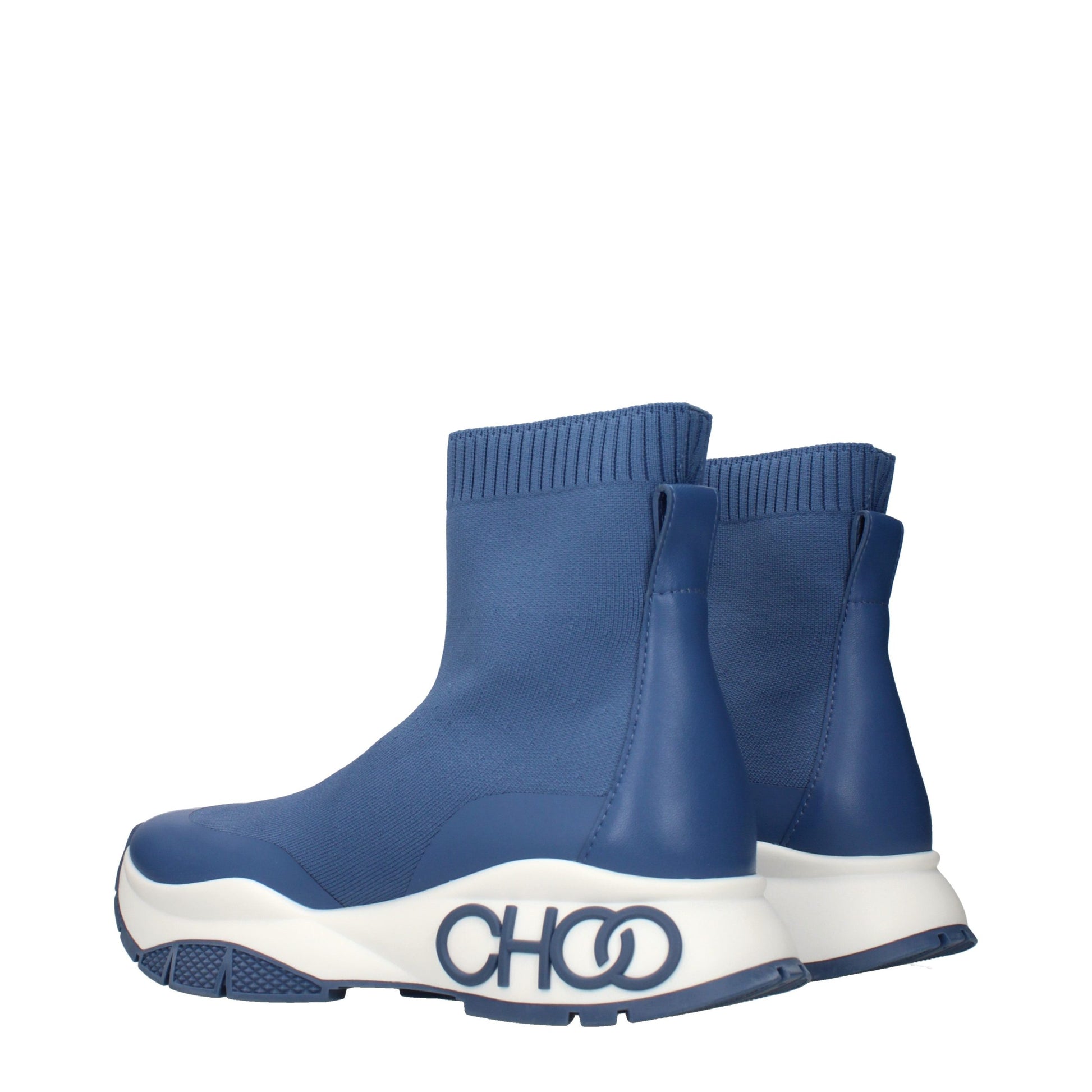 Ankle Boots by Jimmy Choo for men in fabric blue features an avant-garde Men's Fabric Ankle Boots silhouette, defined by a sophisticated and a avant-garde .