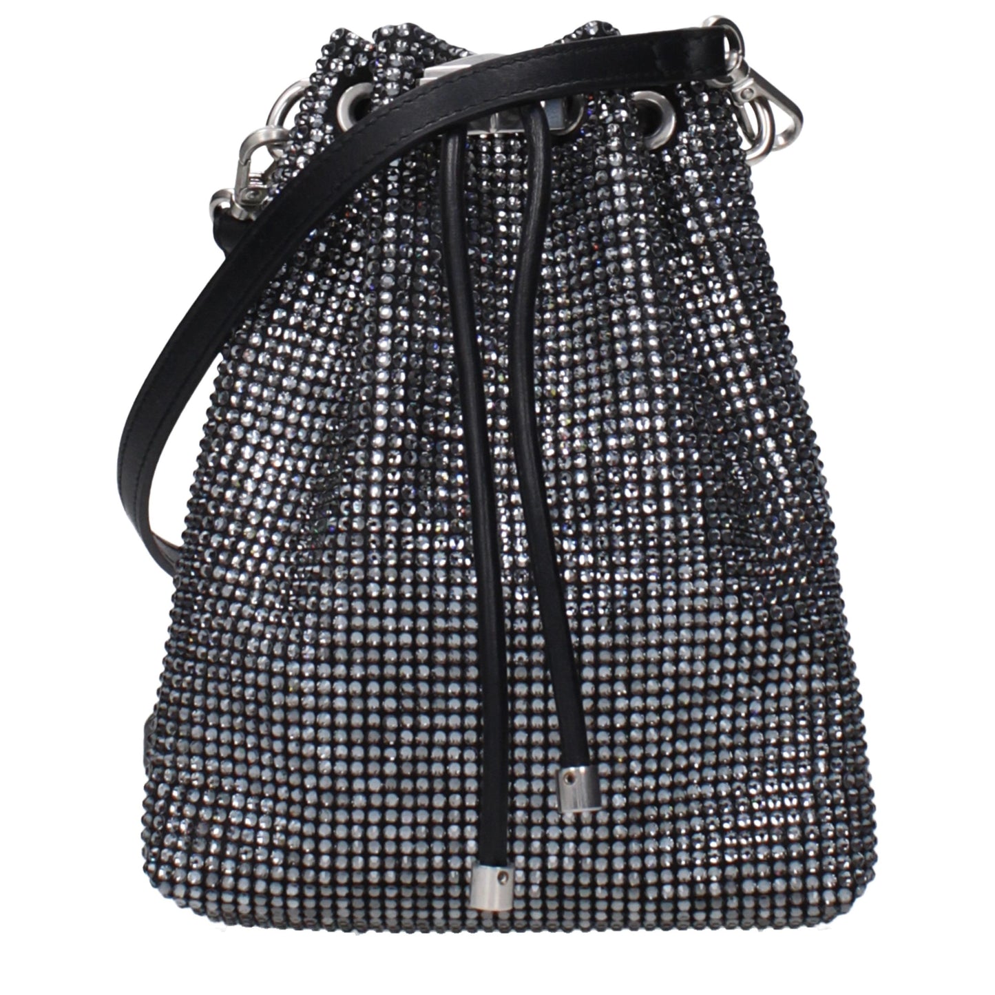 Crossbody Handbag by Jimmy Choo for women in polyester polyurethane python leather black features a versatile chic silhouette, meticulously detailed with a secure , ample , and versatile crossbody-strap & adjustable-strap.